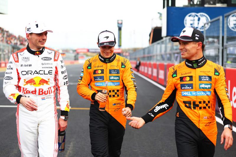Kemungkinan perang segi tiga antara Max Verstappen,  Oscar Piastri dan Lando Norris di GP Jepang. (Foto: f1)
