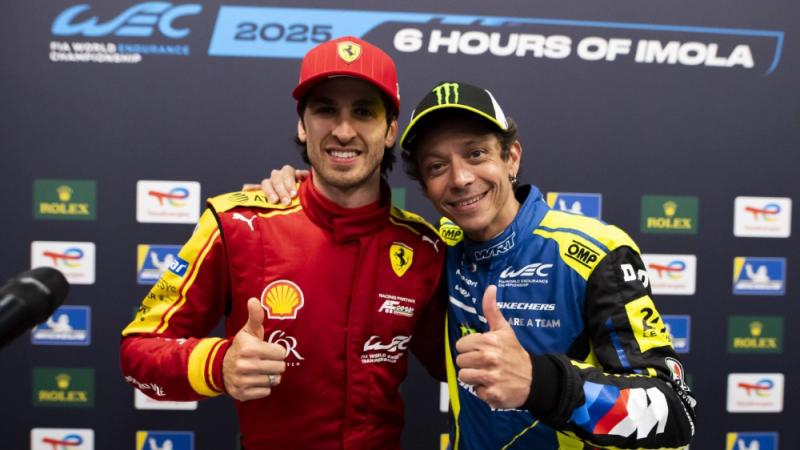 V. Rossi Pole Position Di WEC 2025 Imola (Foto: FIA WEC)