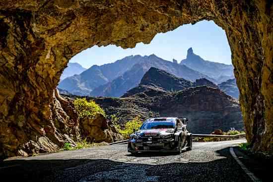 Trek aspal Islas Canarias,  langsung dikuasai Toyota Gazoo Racing. (Foto: wrc)