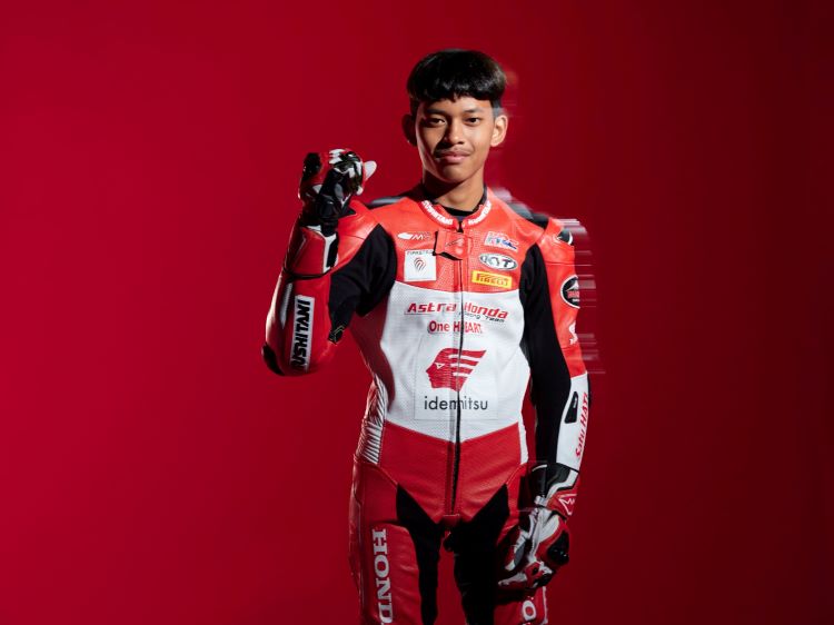 Pembalap andalah Astra Honda Veda Ega Pratama yang siap takhlukan balapan di Portugal