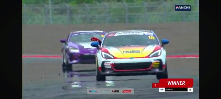 Tangkapan layar siaran Youtube BRZ Super Series Mandalika 2025
