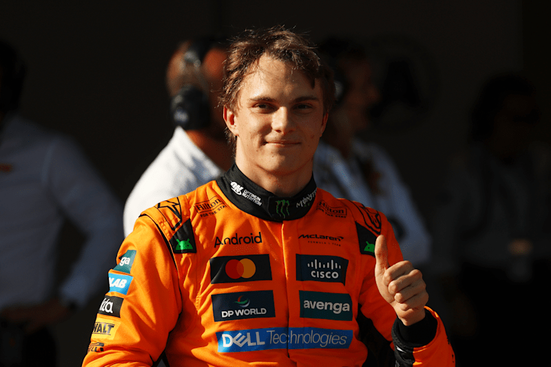 Oscar Piastri (Australia/McLaren), seperti biasanya, tetap kalem usai meraih P1 di kualifikasi. (Foto: f1)