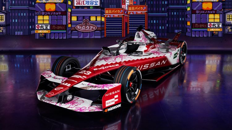 Tampilan gahar mobil balap Formula E dari Nissan Formula E Team