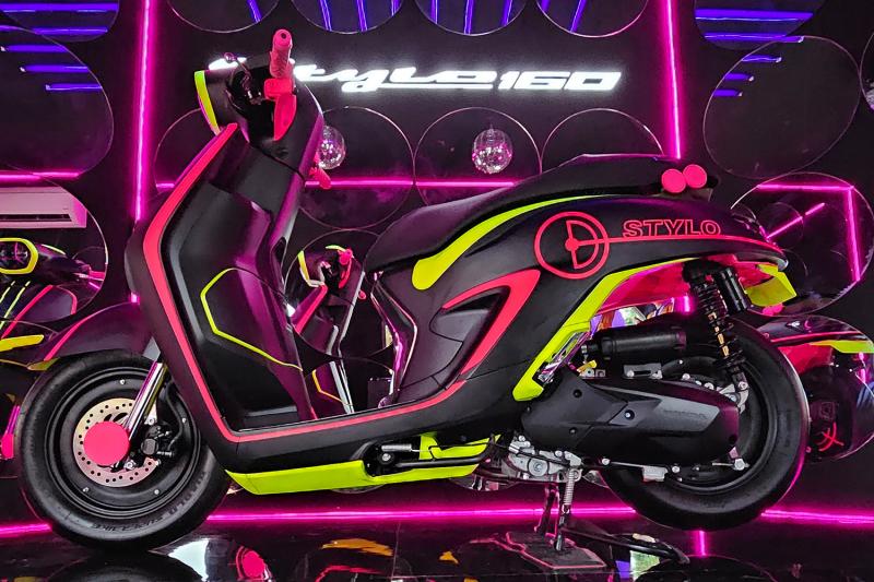 Tampilan Honda Stylo 160 yang mendapat sentuhan modifikasi dalam event Soundfest 2025