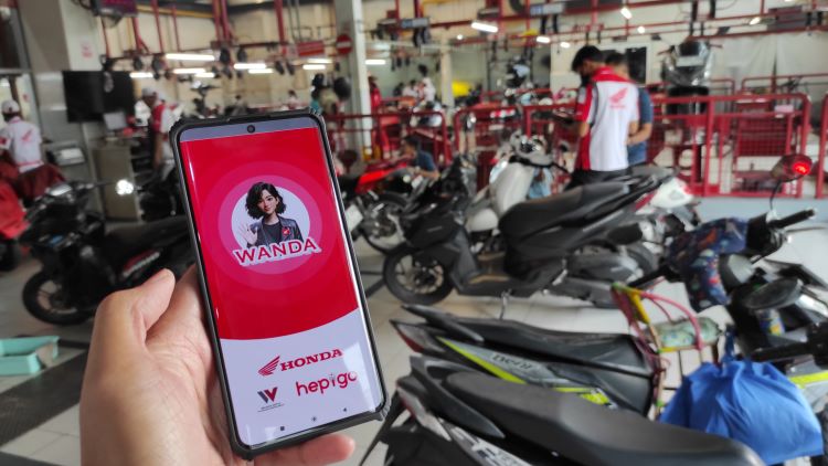 Aplikasi Wanda bantu pemotor servis motor dengan teratur