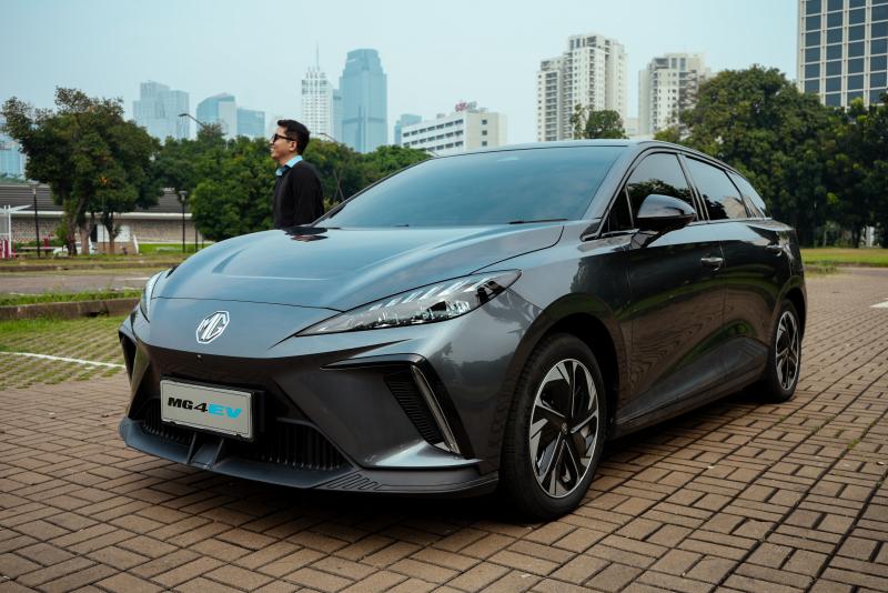 Mobil listrik MG4 EV yang memberikan kenyamanan dan keamanan berkendara