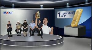 MobilTM Lubricants Bagikan Puluhan Logam Mulia Kepada Konsumen Beruntung 