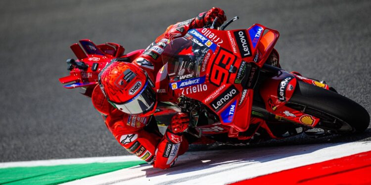 MarcMarquez, tembus pole sitter ke-100 di kelas primer. (Foto: ducati)