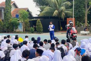 Kuatkan Kampanye Keselamatan untuk Anak Muda, Ribuan Pelajar SMK Belajar Safety Riding Bareng Wahana Honda