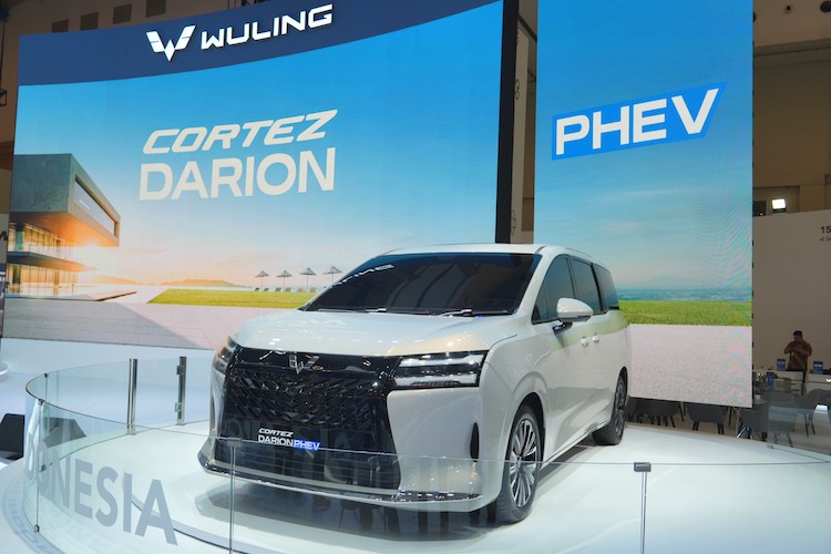 Tampilan Wuling Cortez Darion, mobil ramah lingkungan yang diluncurkan di GIIAS 2025