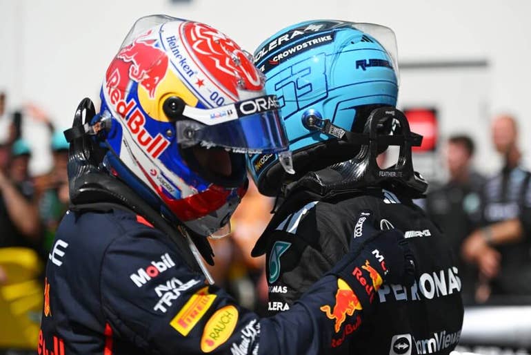 Max Verstappen dan Kimi Antonelli, sempat diproyeksikan satu tim di Mercedes.  (Foto: getty-f1)