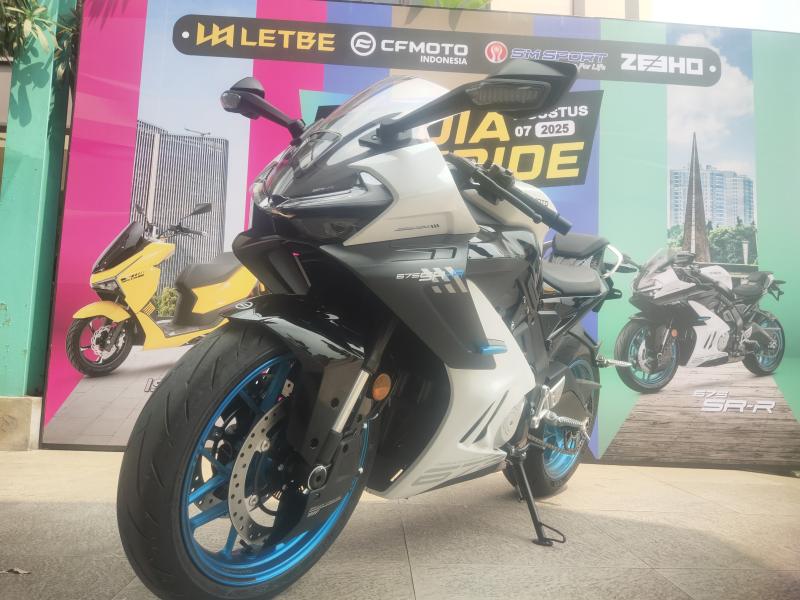 Tampilan sporty dan gahar CFMoto 675SR-R untuk pecinta motor kencang di Indonesia 