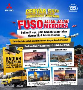 Program Fuso Jalan-Jalan Merdeka Ajak Konsumen Setia ke Berbagai Destinasi Menarik