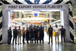 Gercep, Daimler Indonesia Ekspor Sasis Bus Mercedes-Benz 1626L Euro 5 dari Pabrik Baru di Cikarang