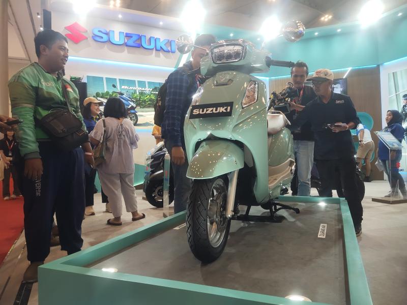 Tampilan Suzuki Access yang menggoda pengunjung IMOS 2025