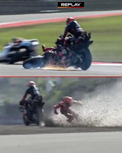 MotoGP 2025 Indonesia: Malam Ini Dipulangkan ke Spanyol, Marc Marquez Janji Nurut Kata Dokter