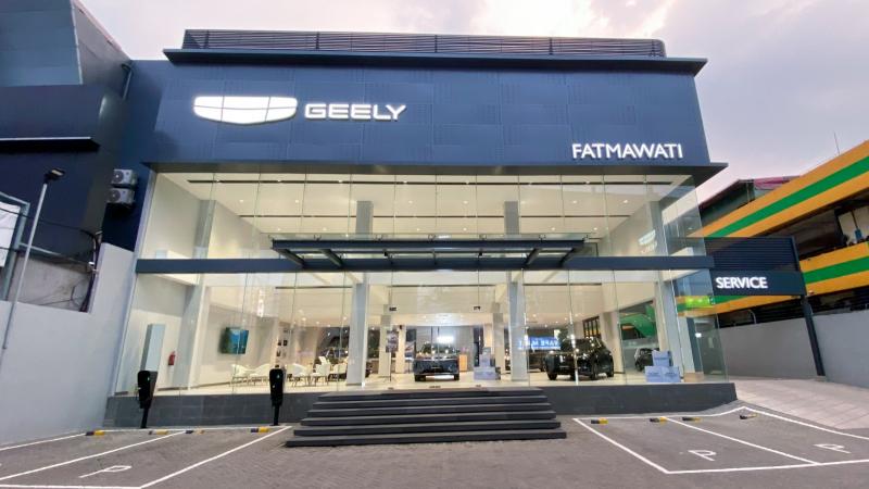 Tampilan mewah dealer Geely Fatmawati yang bakal melayani konsumen premium 