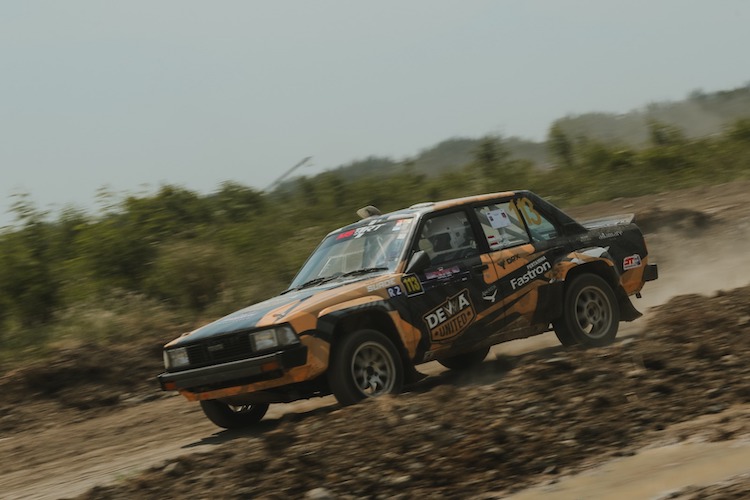 Pereli Dewa United Motorsports tampil mengesankan di KejurnasSprint Rally Putaran 5 di Sirkuit POJ City, Semarang