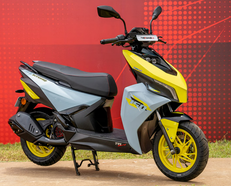 TVS Ntorq 150 Skuter Sporty Rp 22 Jutaan yang Siap Tantang Yamaha Aerox dengan Fitur Canggih dan Desain Futuristik