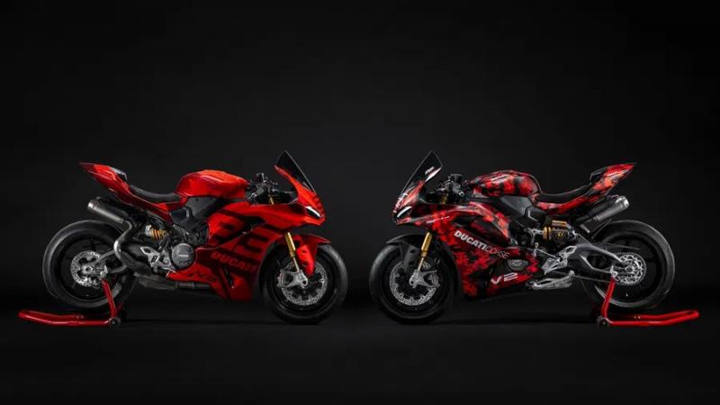 Panigale V2 S edisi khusus Marc Marquez dan Francesco Bagnaia.  (Foto: ducati)