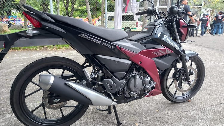 Tampilan memikat dari Suzuki Satria Pro yang bakal menjadi idola baru anak muda