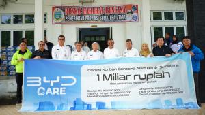 BYD Gerak Cepat Salurkan Bantuan Senilai Rp1,5 Miliar untuk Korban Banjir dan Longsor Sumatera