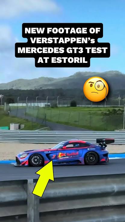 Tes GT3 Max Verstappen bersama Mercedes, sudah mulai pakai nomor 3. (Foto: ist/instagram)