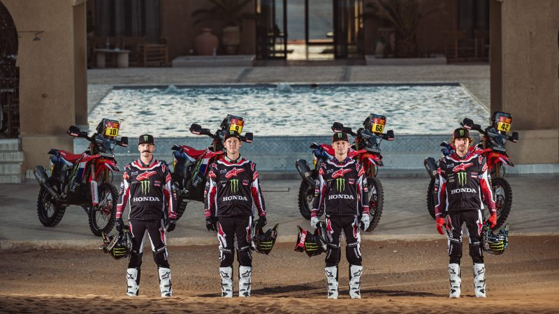 Line up tim Honda HRC untuk Dakar 2026 (Foto: HRC)
