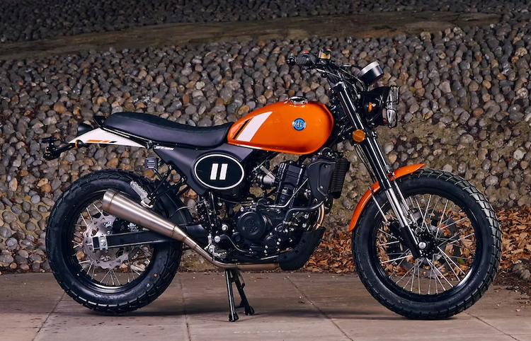 Tampilan menggoda motor Scrambler JFT-125 