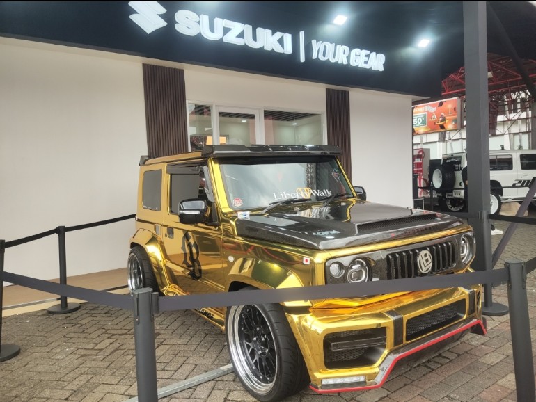 Tampilan memikat Jimny modifikasi dengan aliran Street & Stylish Looks yang menggoda di IIMS 2026