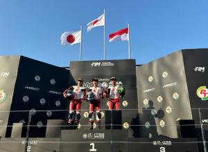 Pebalap Muda Indonesia Naik Podium di Laga Pembuka Moto4 Asia Cup Buriram   
