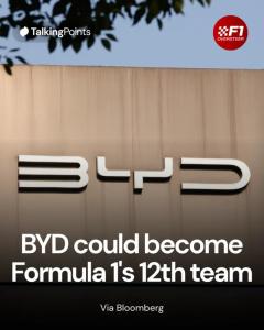 F1 2026 China: Raksasa Otomotif China BYD Siap Manggung di F1, Ini 2 Tim Yang Dibidik