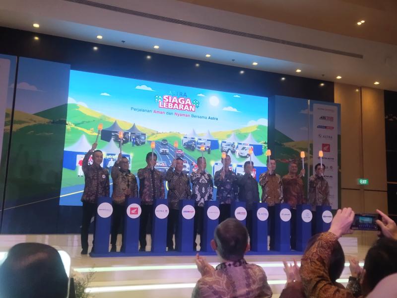 Para petinggi Astra resmi melepaskan perjalanan layanan Astra Siaga Lebaran 2026 untuk melayani pemudik