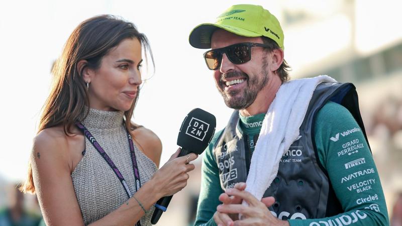 Fernando Alonso dan Melissa Jimenez, kisah asmara berawal dari wawancara. (Foto: ist)
