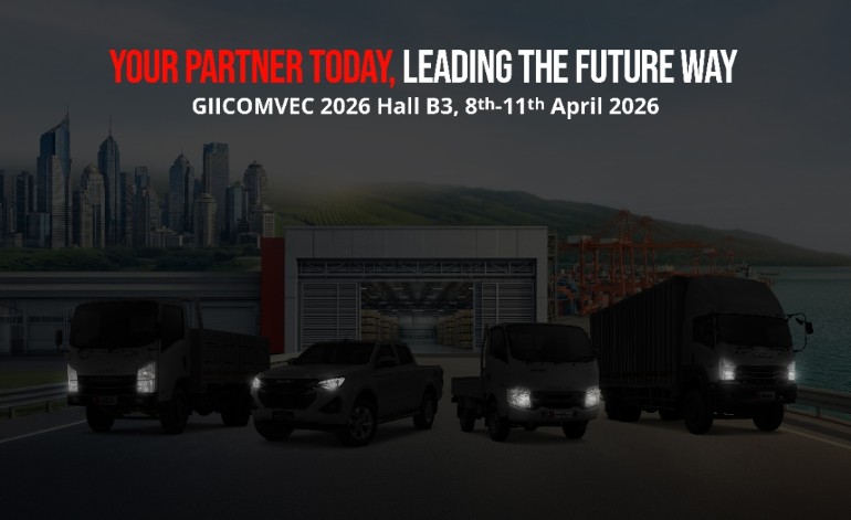 Siluet produk baru Isuzu yang bakal hadir di GIICOMVEC 2026