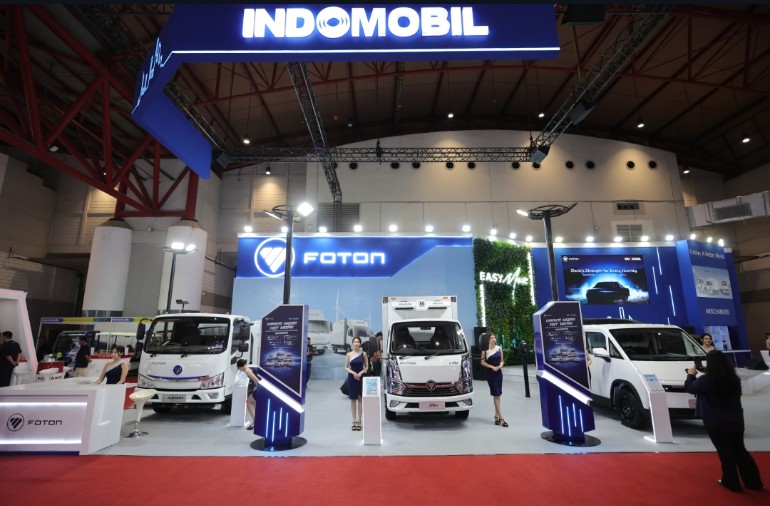 Deretan mobil niaga Foton berbasis listrik untuk melayani operasional bisnis yang lebih efisien 