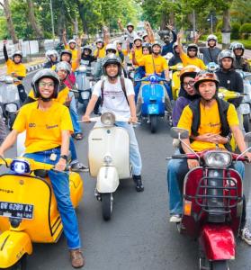 Rayakan 80 Tahun, Vespa Bawa Tularkan Virus Solidaritas dan Gaya Hidup ke Gen V di Seluruh Indonesia