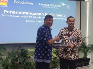 Kolaborasi TOP 1 dan Garuda Indonesia, Pelanggan Dapat Reward 150 GarudaMiles Setiap Servis Mobil
