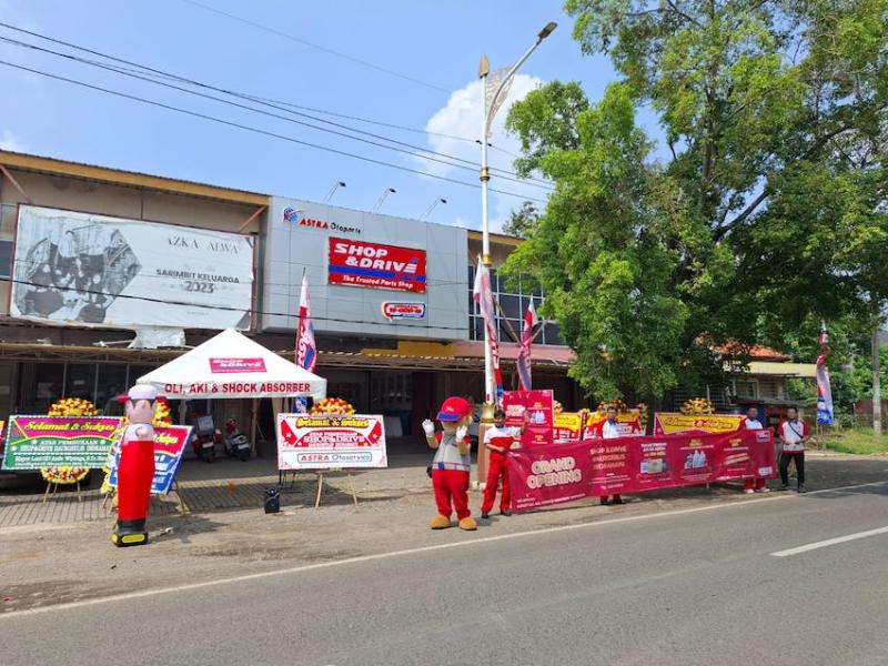Lokasi Shop & Drive kedua yang dibangun Astra Otoparts di Indramayu