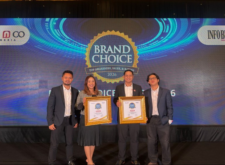Petinggi Motul Indonesia semringah meraih penghargaannBrand Choice Award 2026  