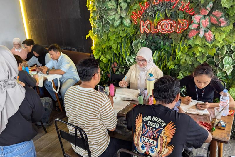 Keseruan para member komunitas Honda Scoopy berkreasi bareng pasangan 