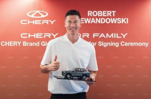 Chery dan Robert Lewandowski Jalin Kolaborasi Global