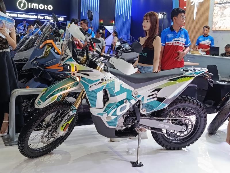 Tampilan motor Kove 450 Rally RE untuk para petualang di Indonesia 