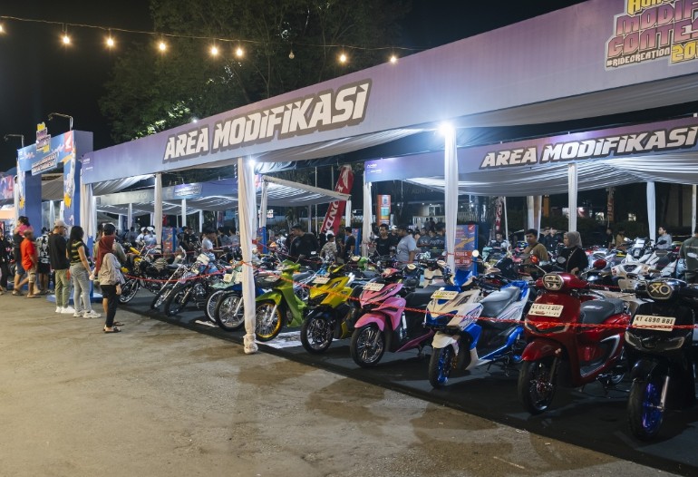 Deretan motor modifikasi di ajang Honda Modif Contest 2026