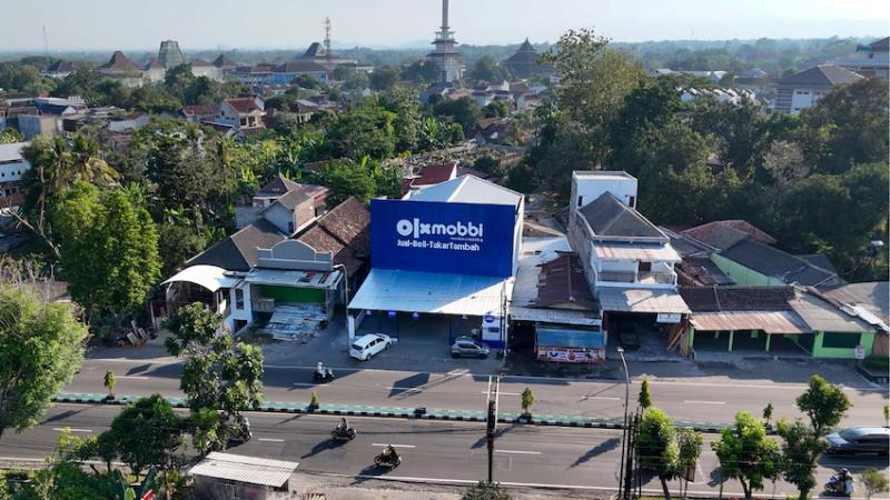 Tampilan Gerai OLXmobbi baru di Yogyakarta