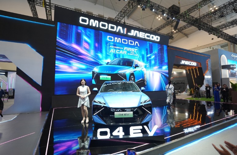 Tampilan menggoda mobil listrik OMODA O4 berbasis AI