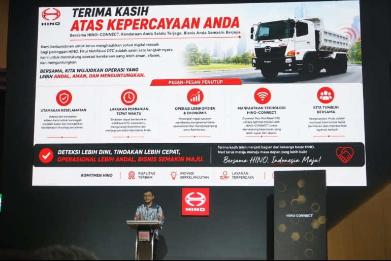 Marketing Director HMSI, Tomoki Hattori berbagi informasi terkait fitur pendukung bisnis konsumen 
