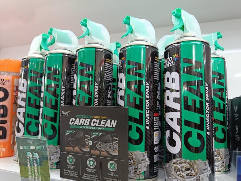 Produk baru AutoGard Turbo Gun Carb Clean & Injector Spray dari Laris Chandra