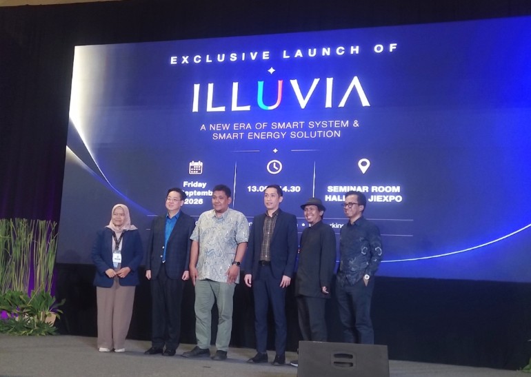 Para petinggi PT Mitra Cipta Hardi Elektrindo bareng Partners perkenalkan brand ILLUVIA untuk Indonesia 