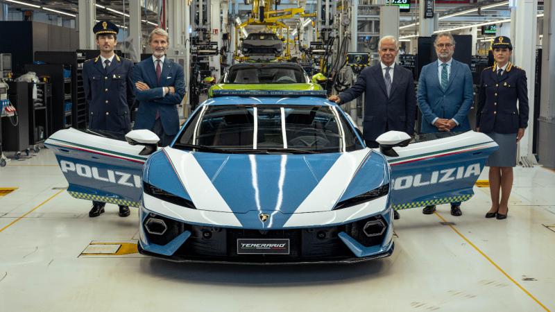 Lamborghini Temerario Jadi Mobil Dinas Kepolisian Italia (Foto: Lamborghini)
